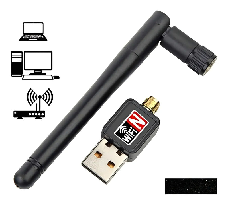 Antena inalámbrica USB Wifi 150Mbps Antena LAN b/g/n inalámbrica