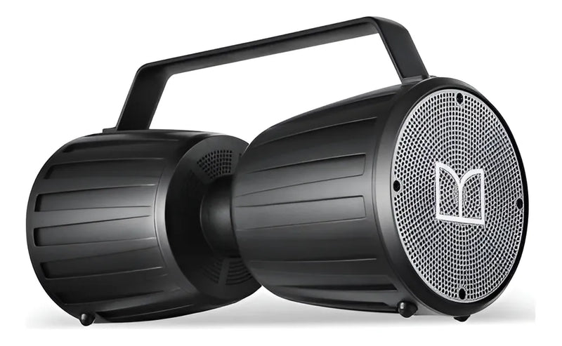 Parlante Monster EZ-Play Solara portátil con bluetooth waterproof negra