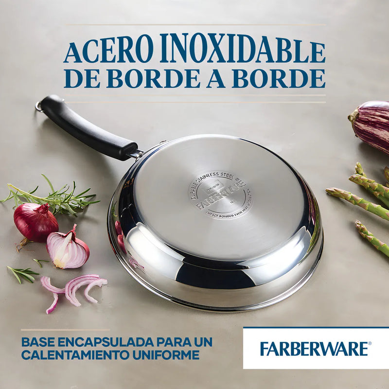 Sartén 25cm. Brilliance. Acero Inoxidable. Apto para cocinas de inducción. Faberware