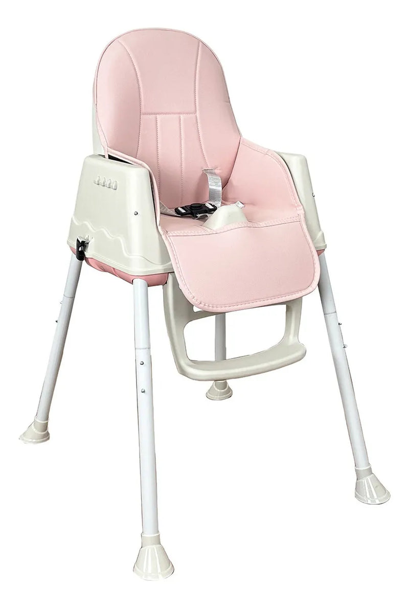 Silla Comedor Bebe 3en1 Happy Baby Zoe Color Rosa