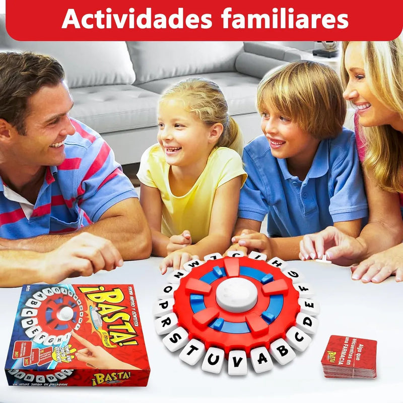 Juego De Mesa Basta Español Niños Stop Agilidad Palabras