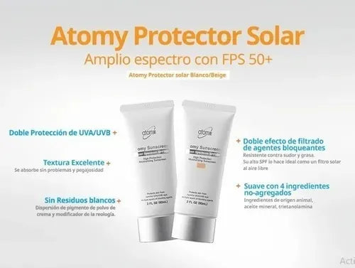 Protector Solar Atomy Tono Blanco Sunscreen