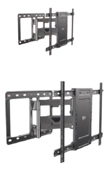 Soporte Tv Base 55 65 75 80 85 90 95 100 Doble Brazo Negro