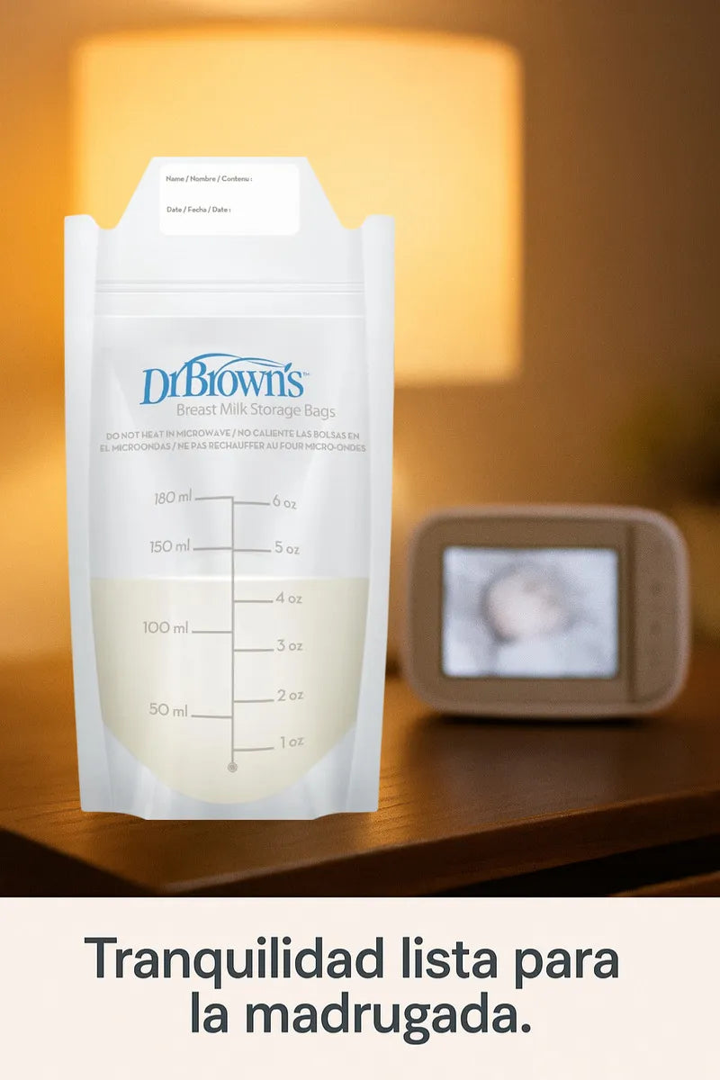 Bolsas Recolectoras Leche Materna 180 Ml Dr Browns Sin Bpa