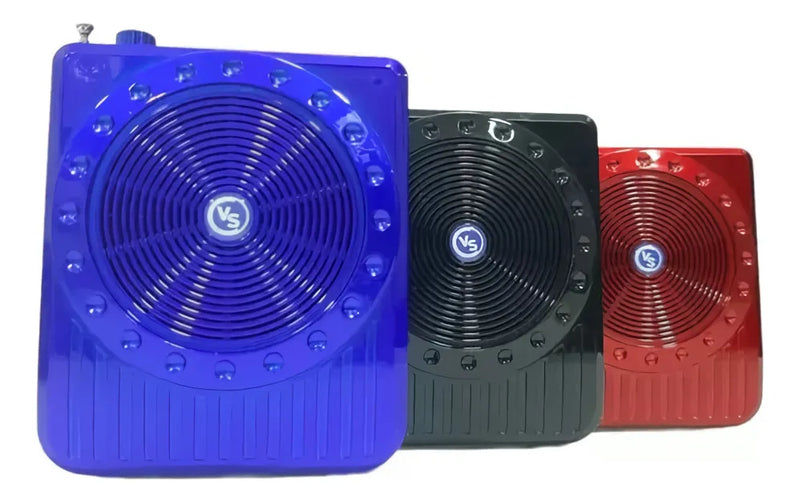 Mini Altavoz Megáfono Recargable Radio Auriculares Micrófono Diseño