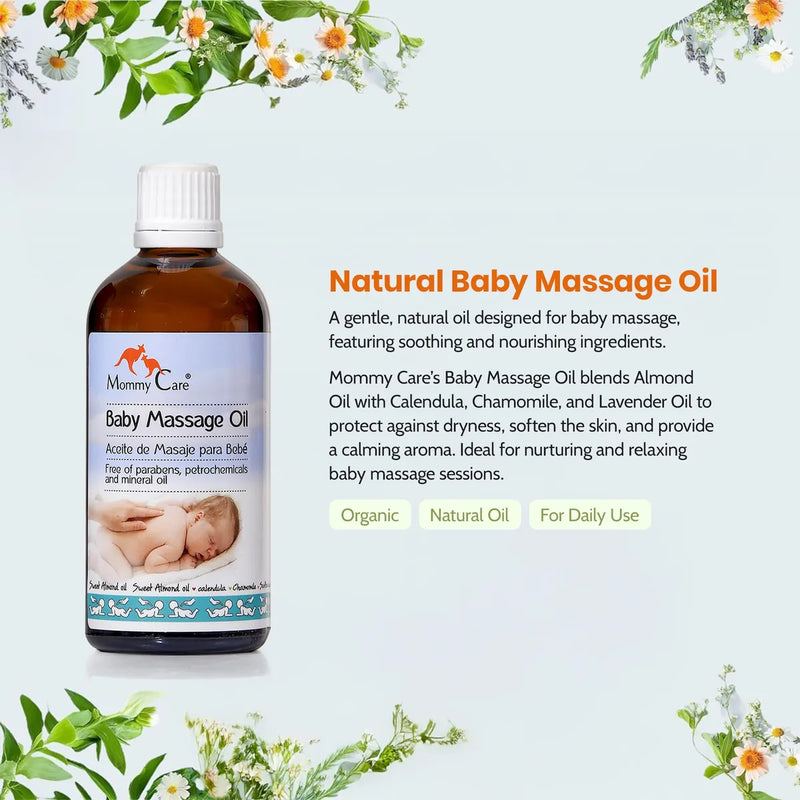 Mommy Care Aceite De Masaje Para Bebés, Fórmula Natural V.