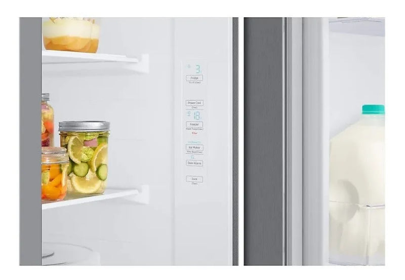 Nevecon Samsung Side By Side 801 Lt Inox Rs27t5200s9/co Refined Inox