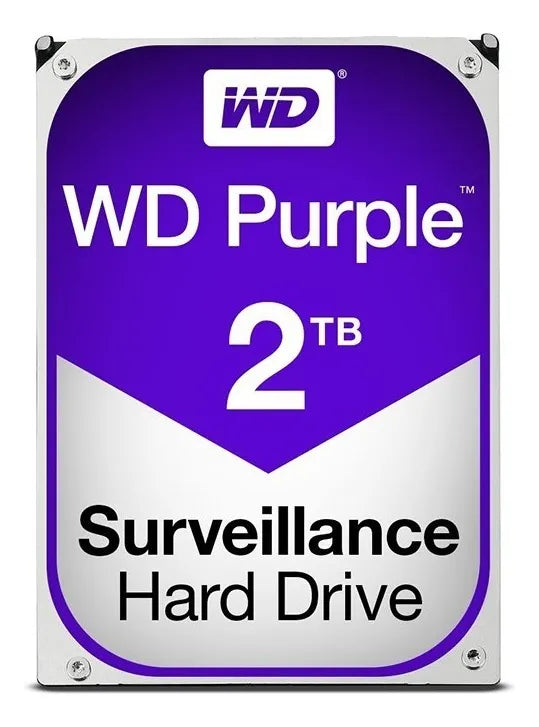 Disco duro interno Western Digital WD Purple WD20PURZ 2TB púrpura