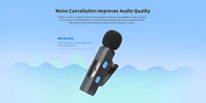 Sistema de micrófono inalámbrico Boya BY-v2 para iOS 2.4G con solapa, negro