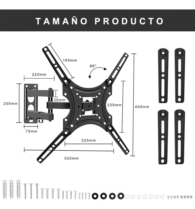 Soporte Base Brazo Para Pantalla Tv Monitor 32-55 Pulgadas