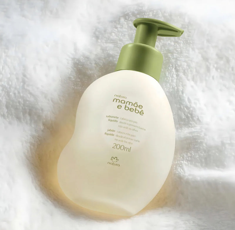 Natura Jabón Líquido De La Cabeza A Los Pies Mamá Y Bebé 200ml