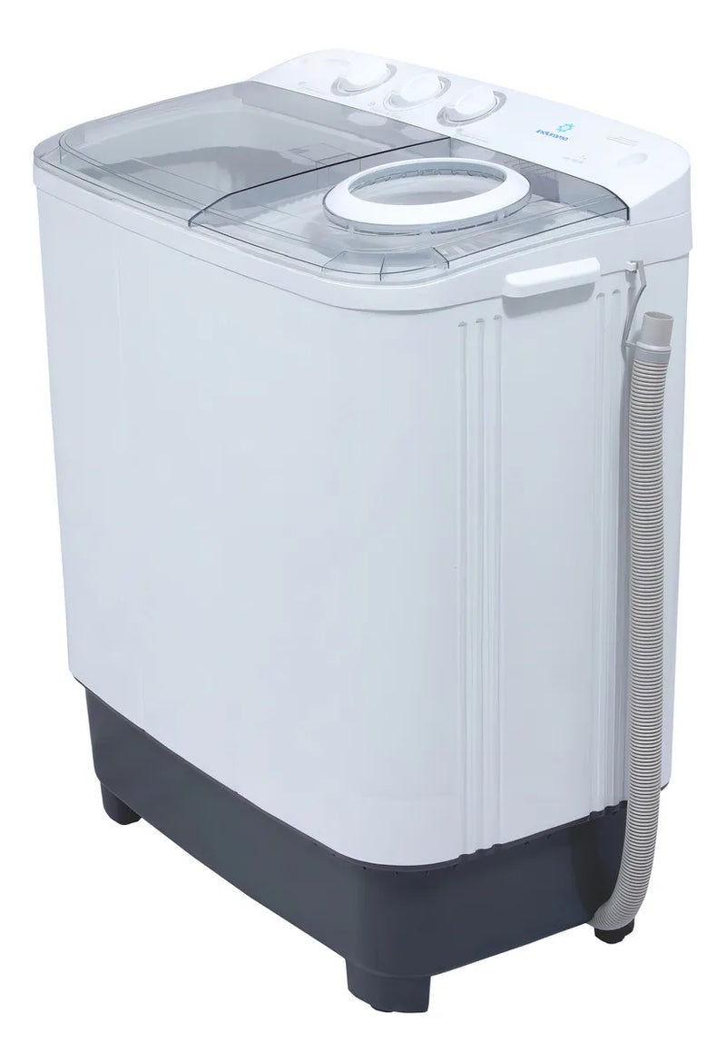 Lavadora Indurama Lri-7blsa 7kg/15lb Blanca Semiautomatica Color Blanco