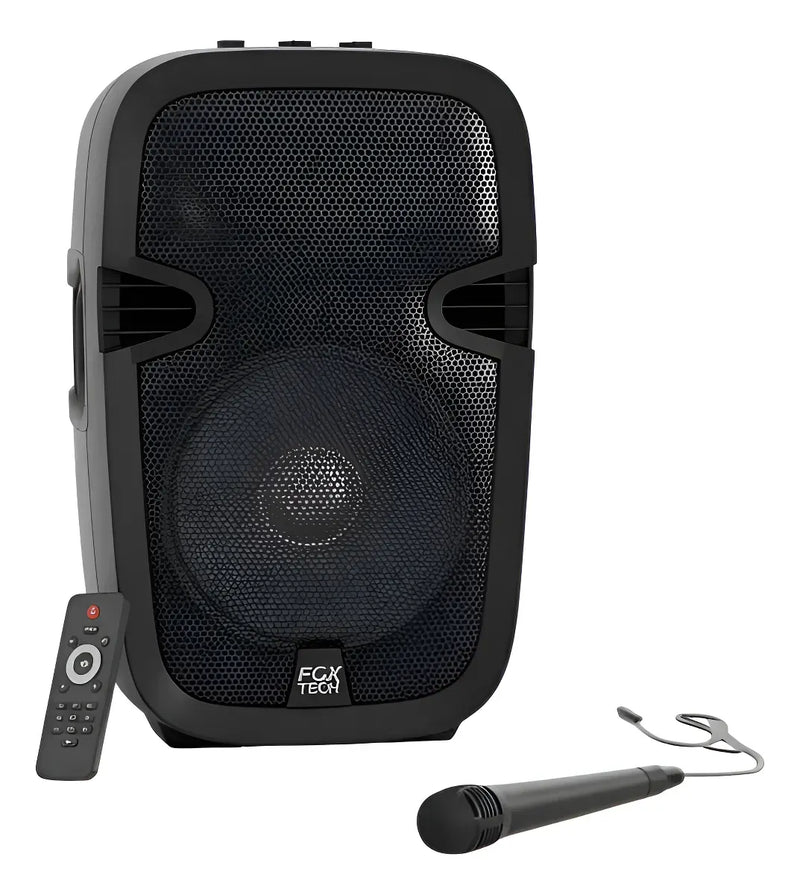 Parlante Musical Portátil Bluetooth Micrófono Luz Led Bafle