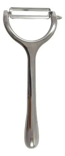 Pelador Papa Fruta Y Verdura Acero Inoxidable Antideslizante Plateado