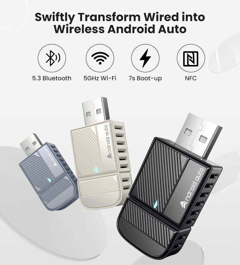 Adaptador Inalámbrico Ultra Rápido Para Android Auto