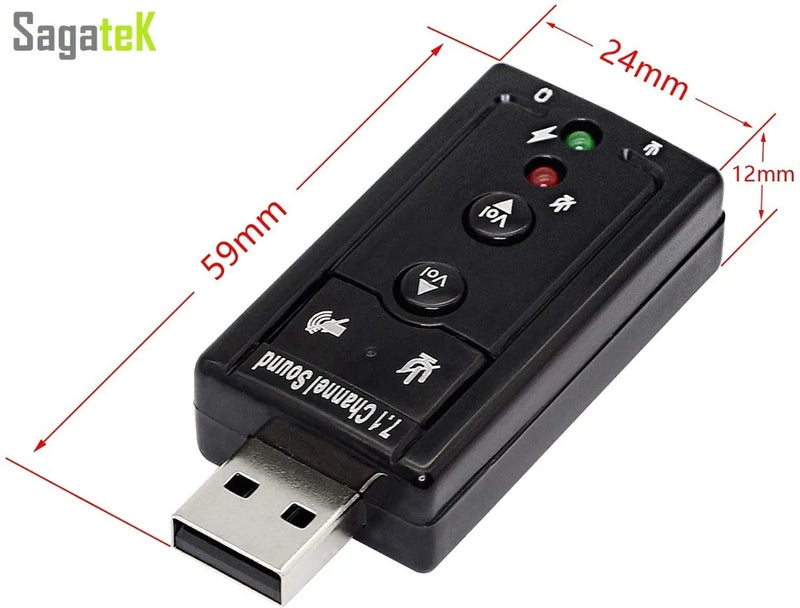 Tarjeta De Sonido Externa 7.1