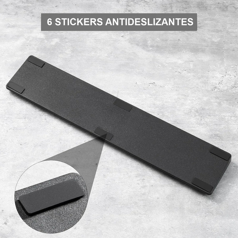 Reposamuñecas Meteor S, Redragon P035 / 60% 28.9x7.3x2cm Negro