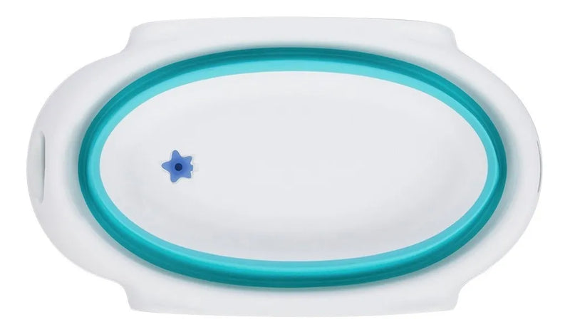 Bañera Plegable Con Soporte Carestino Aguamarina