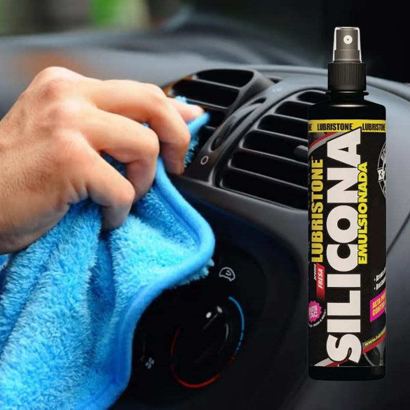 Silicona Brillo Protección Lubristone Aroma Vainilla + Cera Neutro