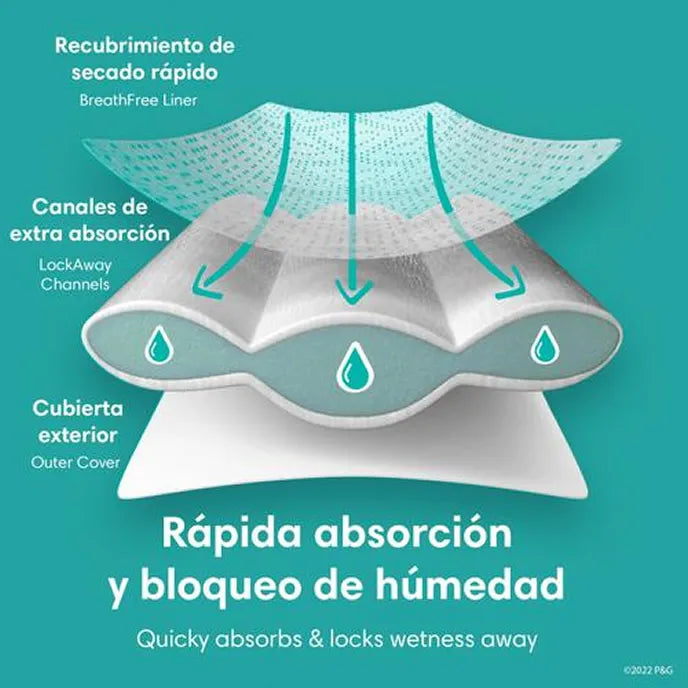 160 Pañales Bebe Recien Nacido T1 Sin Género