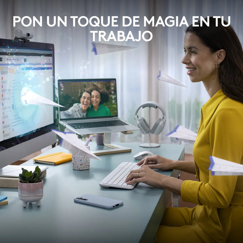 Logitech Signature Slim K950, Teclado Bluetooth / Bolt, Wht Teclado Blanco Idioma Español Latinoamérica