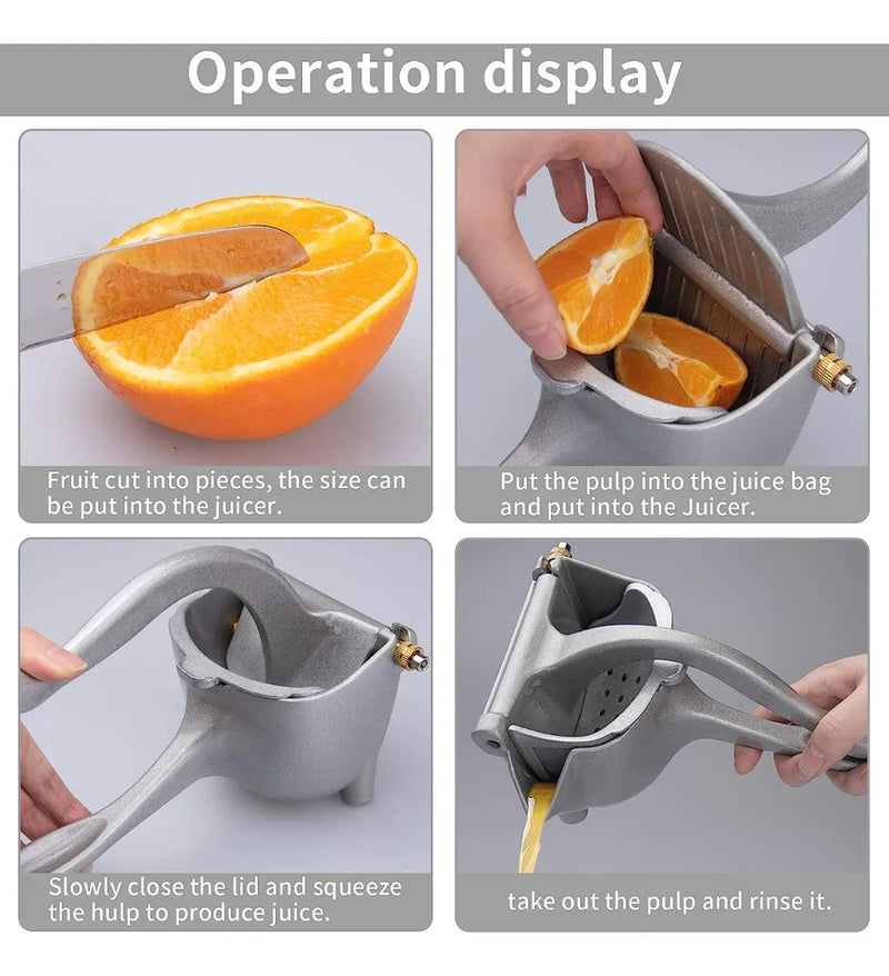 Exprimidor Manual De Jugos Y Frutas Manual