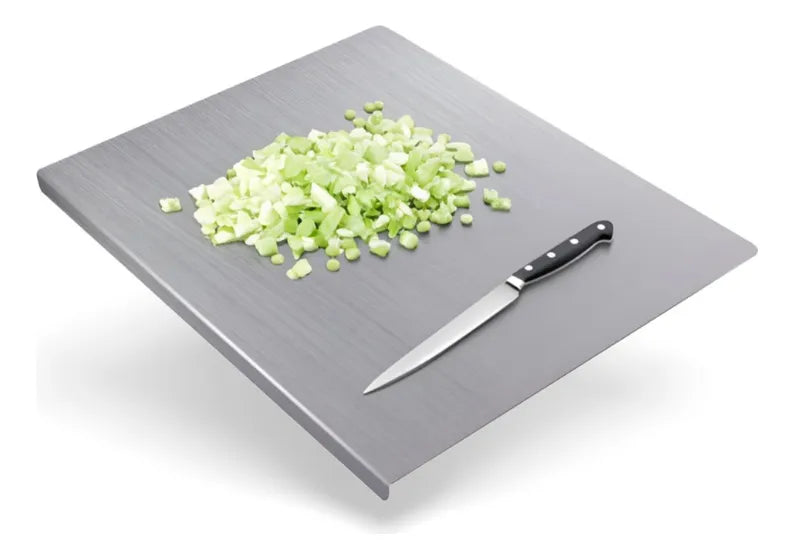 Tabla De Picar Alimentos Grande En Acero Inoxidable 304 2025 Grande Con Pestaña