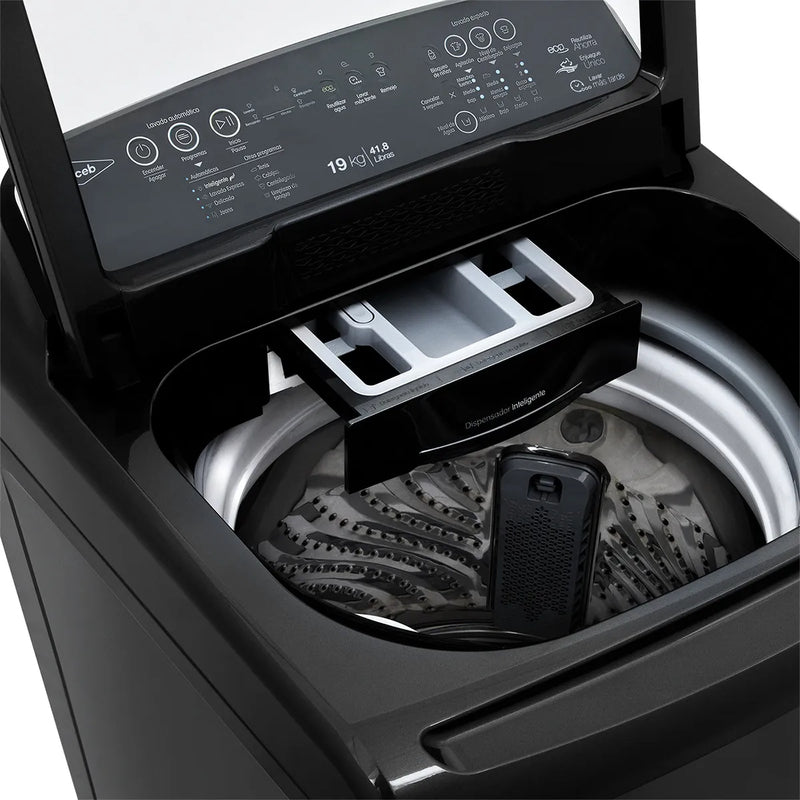 Lavadora Haceb Ivy 19 Kg Carga Superior Negra Lav Ivy 19 Kg Negro