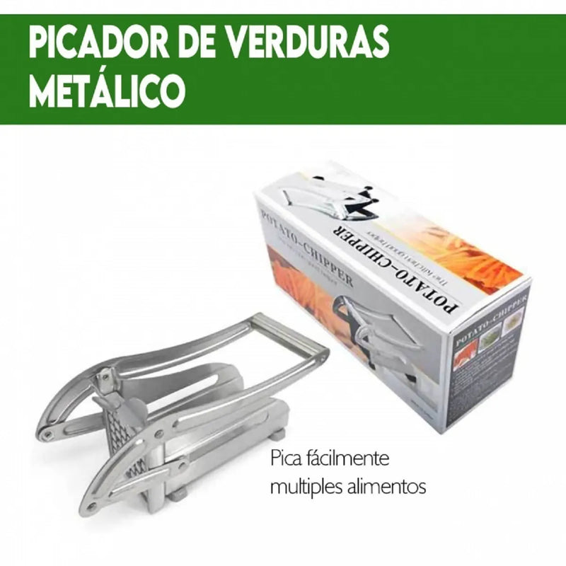 Cortador Picador Triturador De Papas Y Verduras Metálico