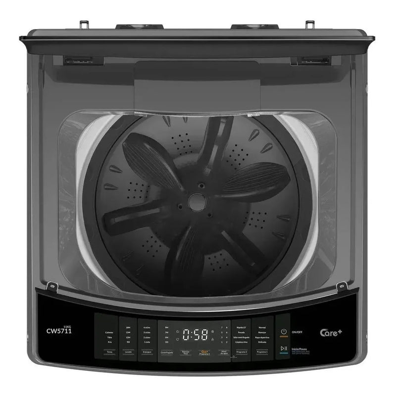 Lavadora Automática 15 Kg Challenger Cw 5711 Dg Dark Gray