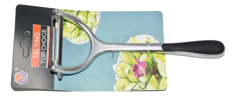 Pelador Papas Frutas Verduras Aleación Utensilios De Cocina Plateado