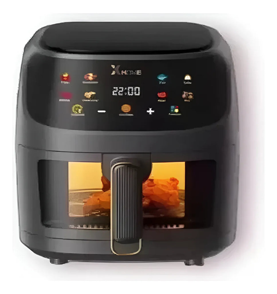 Freidora De Aire 8 Litros Sin Aceite Extra Grande Air Fryer Negro