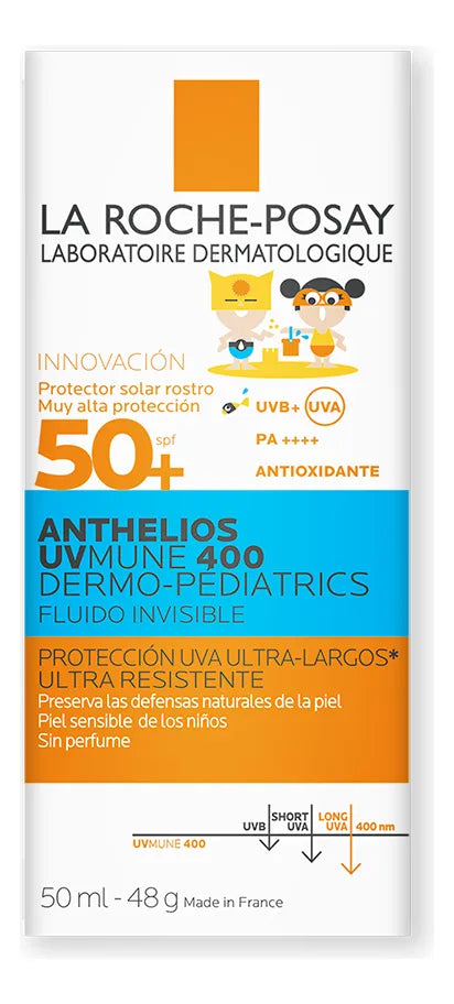 La Roche Posay Anthelios UvMune 400 Fluido Dermopediatrico SPF 50+ 50 Ml.