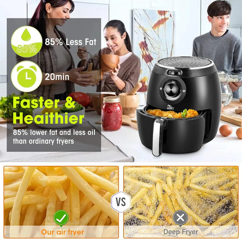 Air Fryer Xl, 5.8qt 1700w Freidora Eléctrica De Aire C...