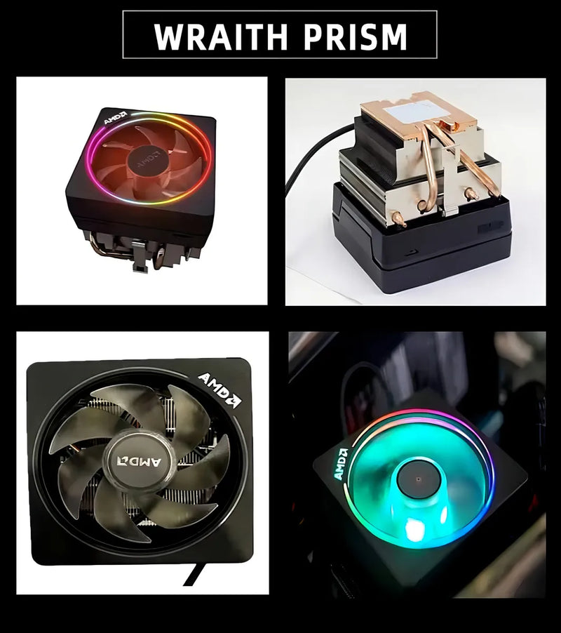 Cooler Marca Amd Wraith Prism Rgb Para Oc Am4 Ryzen 36m Grt