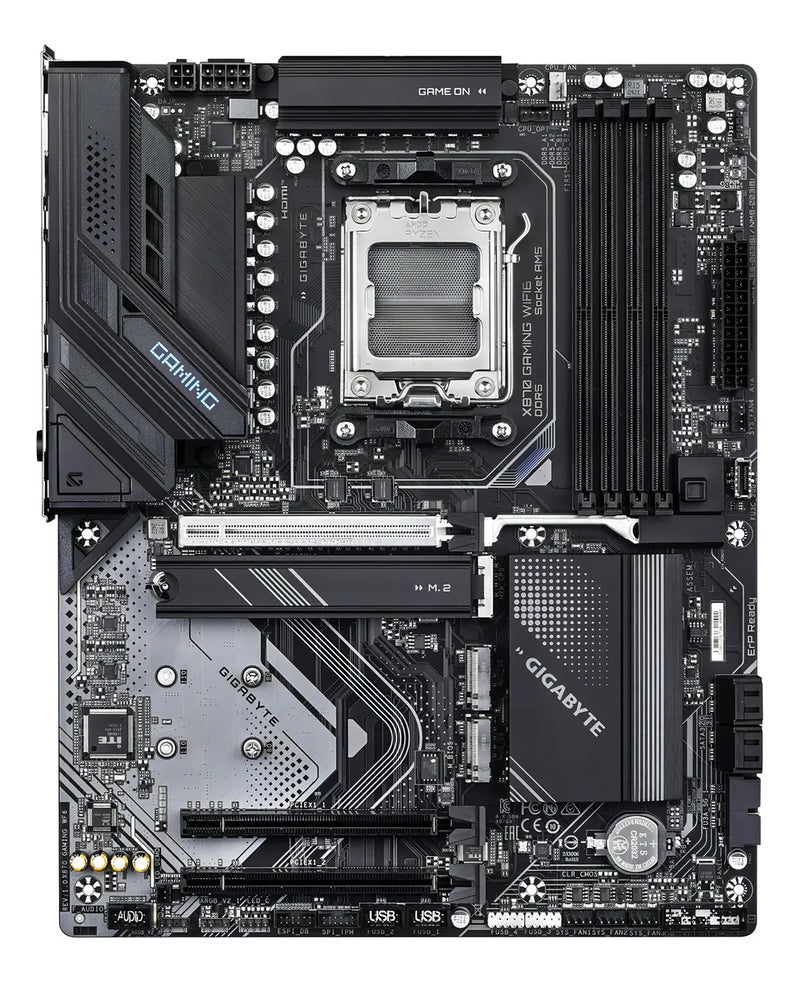 Motherboard Gigabyte X870 Gaming Wifi6 Amd Ddr5 Am5 Color Negro