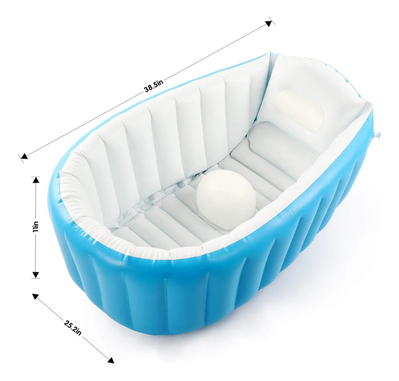 Banera Inflable Para Bebe, Portatil Para Bebe, Banera De Via