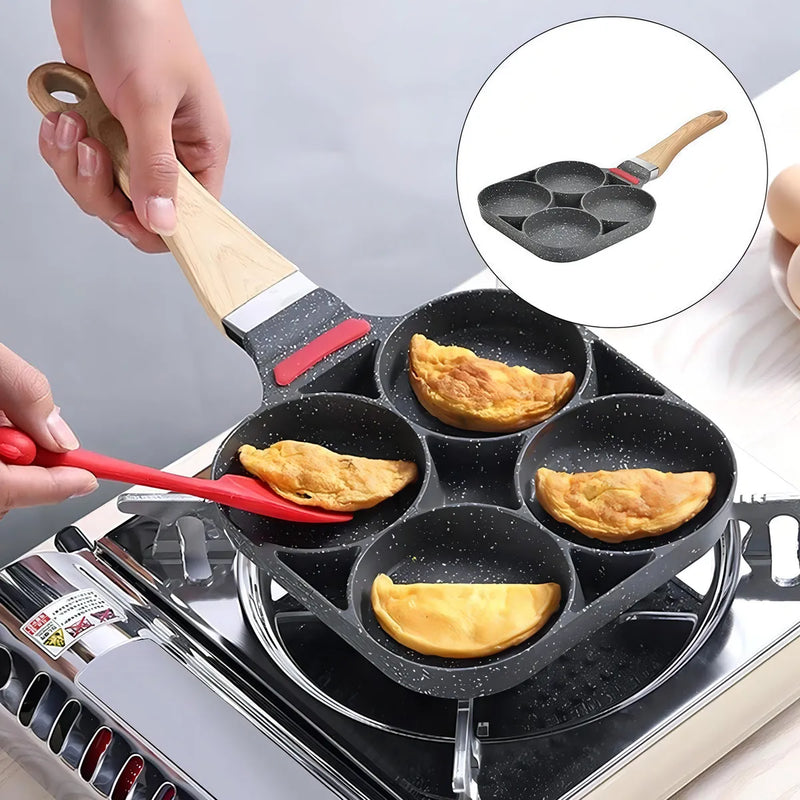 Sartén Antiadherente Sartén Para Huevos Sartén Para Panquequ Color 4 hole