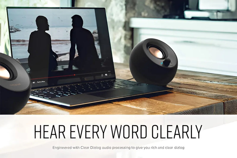 Altavoces Creative Minimalista, Pebble V3 2.0, Bluetooth 5.0