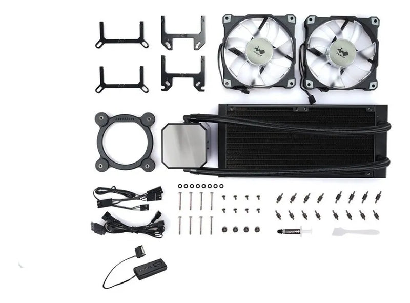 Enfrimiento Liquido Cpu Inwin Aio Sr24 2x 120mm Rgb Negr /vc