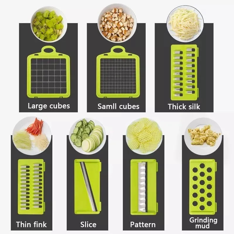 Mandolina Picatodo Multifuncional Para Verduras Y Frutas