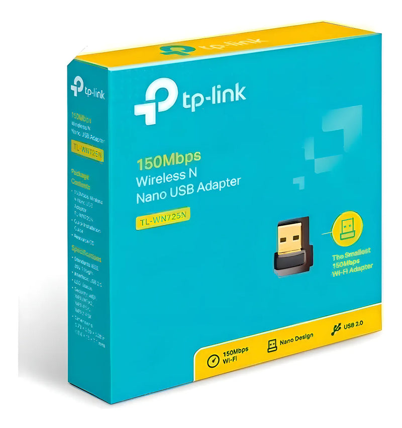 Adaptador Usb Nano Inalámbrico Wifi Internet N 150mbps 2.4gh