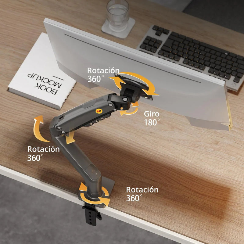 Soporte Monitor North Bayou Nb F80 Ergonomico