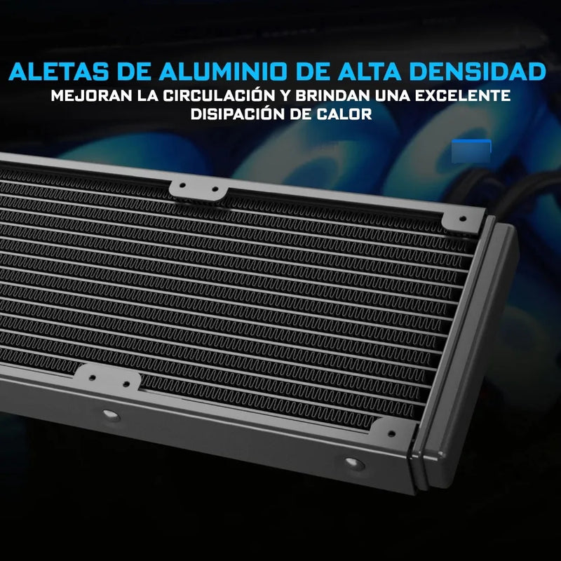 Enfriamiento Liquido Pc 360 Mm Argb Lga 1700 Am5 1200 Negro