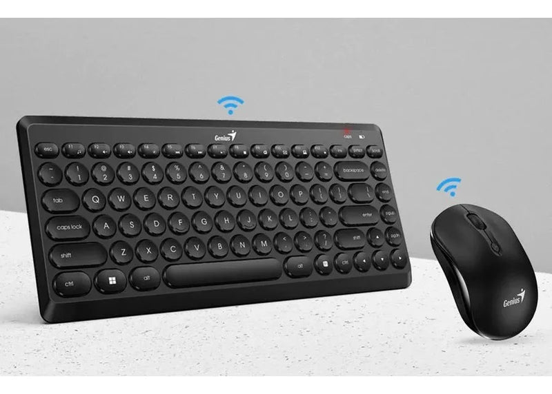 Teclado + Mouse Wireless Genius Luxemate Q8000 Reducido