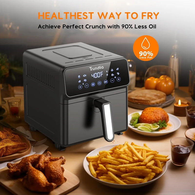 8en1 Air Fryer 6.3quart Metal Smart Combo Oven 1500w Ai...