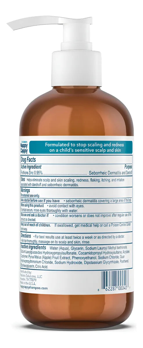 Shampoo Medicado Para Bebe Trata La Caspa Y Dermatitis 8oz