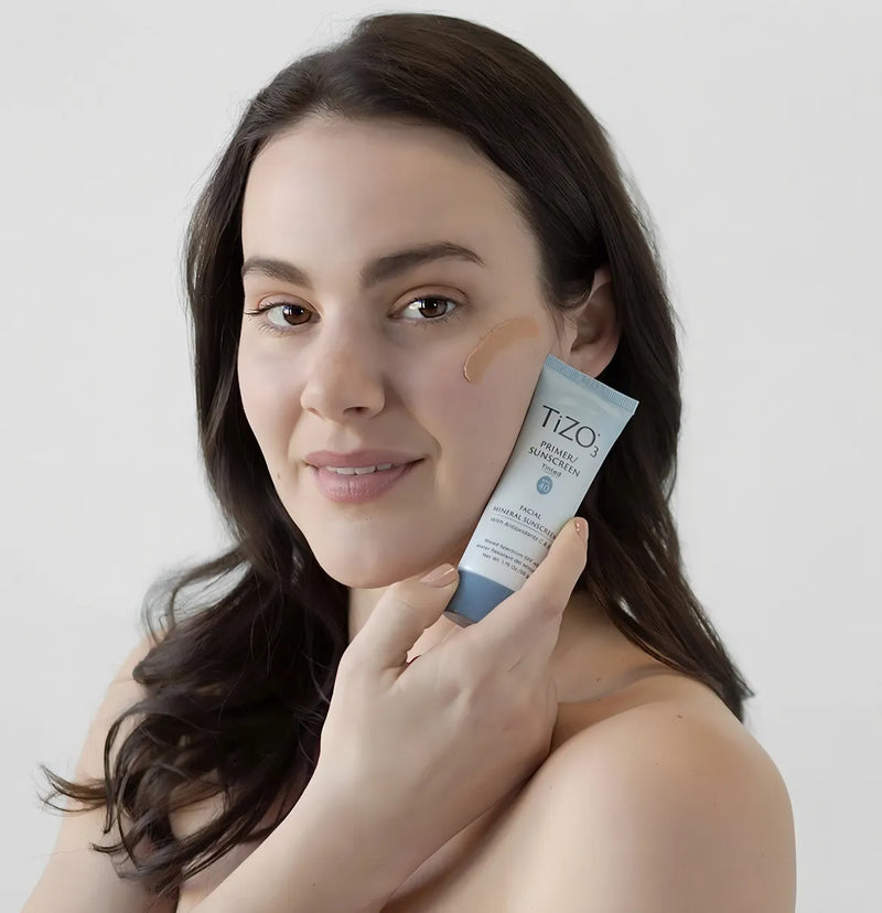 TIZO 3 Protector Solar Facial Mineral con Color SPF 40 Tinted – Acabado Matte para Pieles Grasas y Sensibles, 50gr