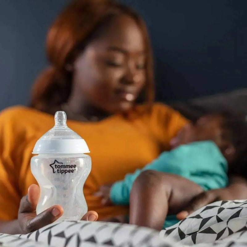 Tetero Tommee Tippee Closer To Nature 9 Oz Blanco Liso