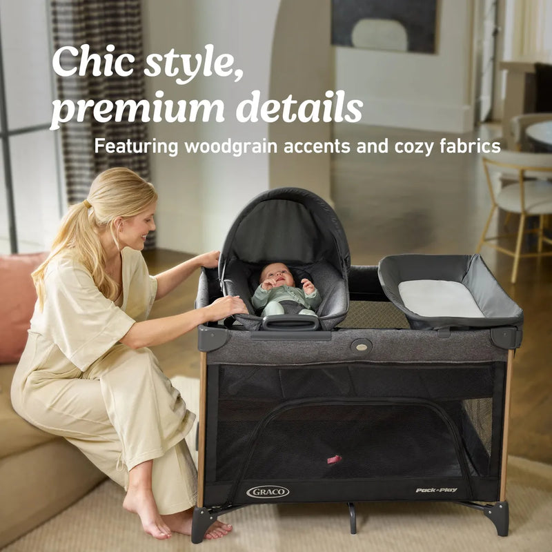 Pack N Play Close2baby Seat Lux Cuna Plegable Milán Color Diseño De La Tela